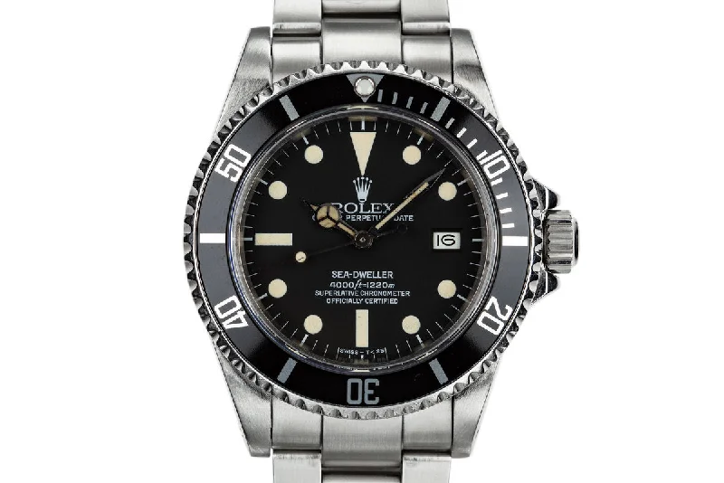 Discover Rolex Watches for Every Lifestyle –1980 Rolex Sea-Dweller 16660 with Matte Dial