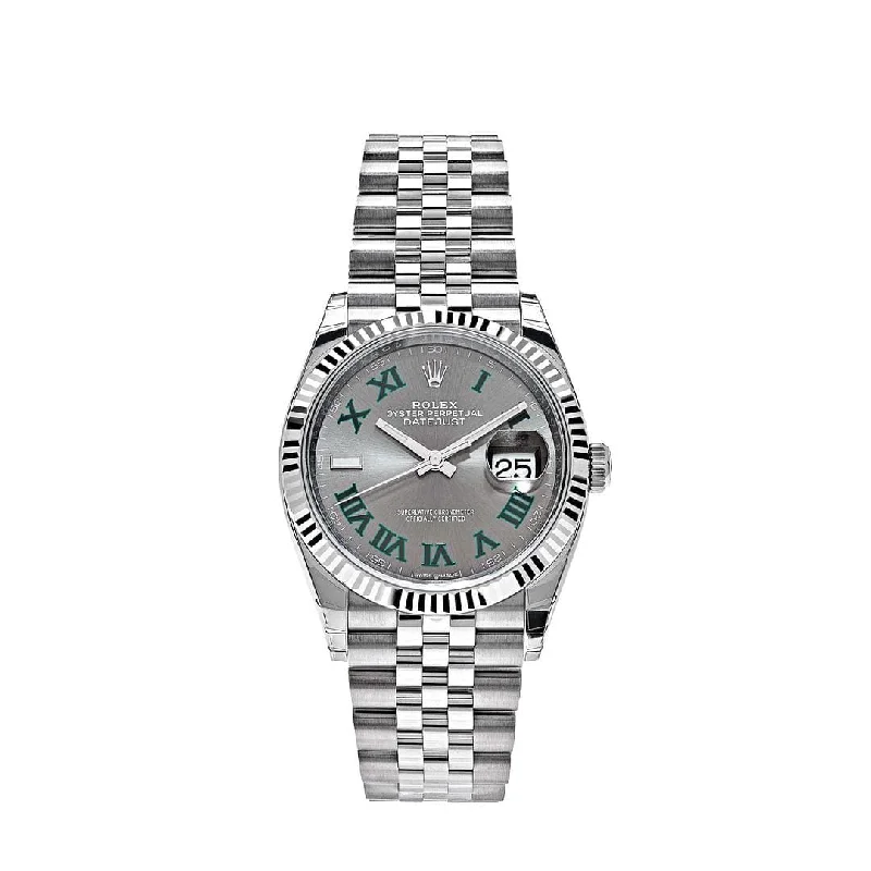 Rolex Watches: The Epitome of Excellence –Rolex Datejust 126234 White Gold Stainless Steel Slate 'Wimbledon' Dial Jubilee (2022)