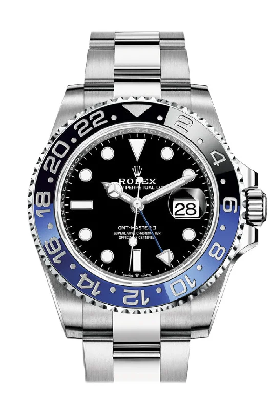 Shop Limited Edition Rolex Watches –Rolex GMT-Master II Batman Black and Blue Bezel Men's Watch 126710BLNR 126710