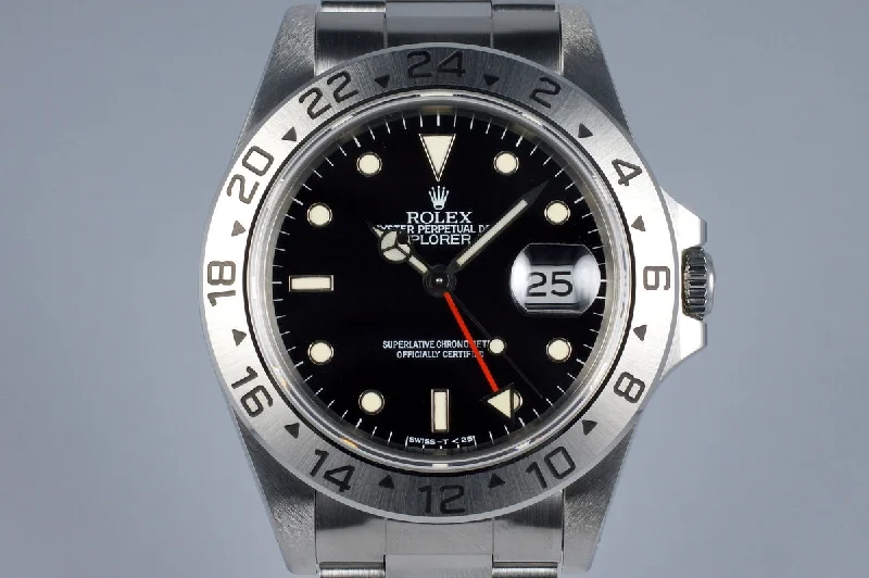 The Most Elegant Rolex Watches Are Here –1994 Rolex Explorer II 16570 Black Dial