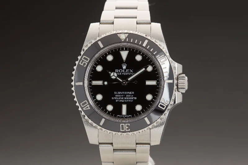 Buy Authentic Rolex Watches Online –2015 Rolex Submariner 114060 Box, Card, Booklets & Hangtag