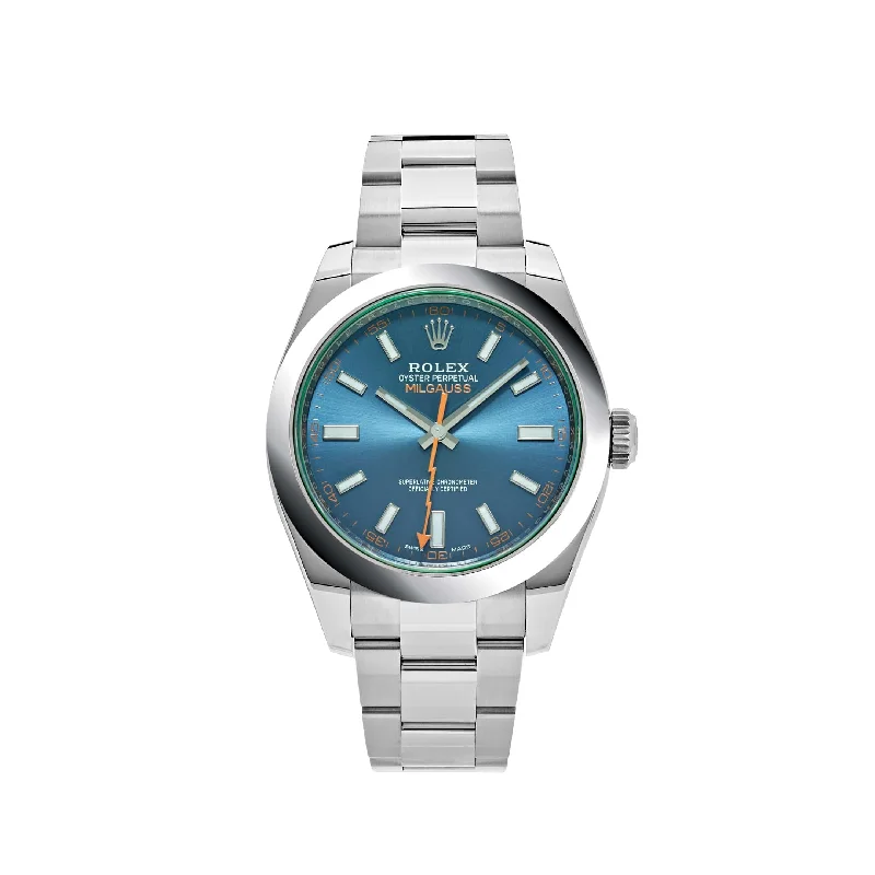 Rolex Watches: A Timeless Investment –Rolex Milgauss 116400GV Stainless Steel Blue Dial (2023)