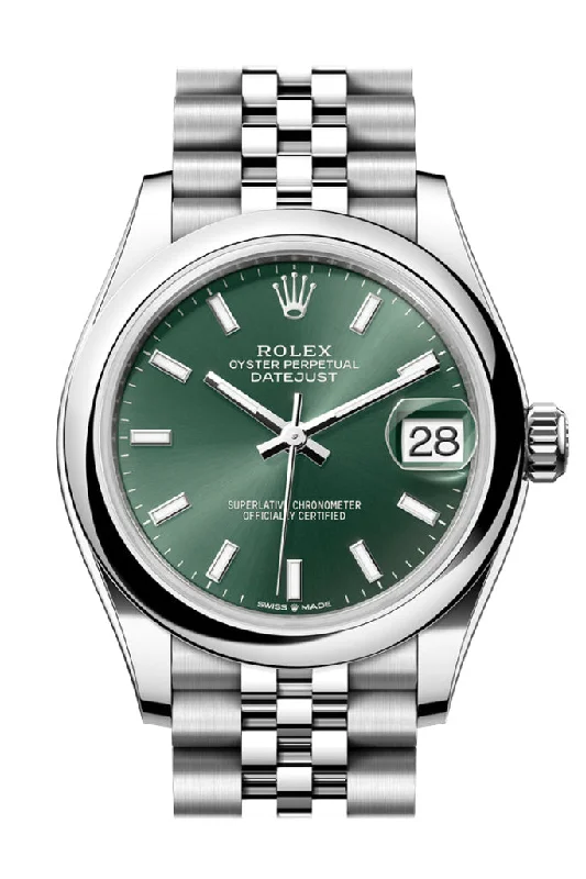 A Wide Selection of Rolex Watches for You –Rolex Datejust 31 Green Dial Jubilee Ladies Watch 278240 278240-0012