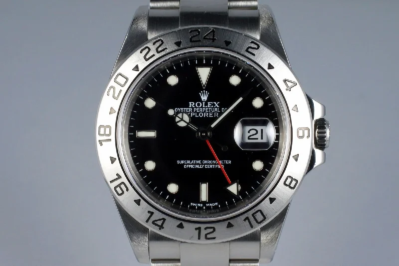 Explore Rare and Collectible Rolex Watches –2002 Rolex Explorer II 16570 Black Dial