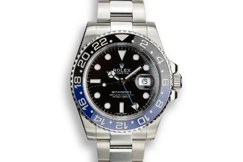 Get Your Rolex Watch Today –2016 Rolex GMT-Master II 116710BLNR "Batman" with Box and Papers