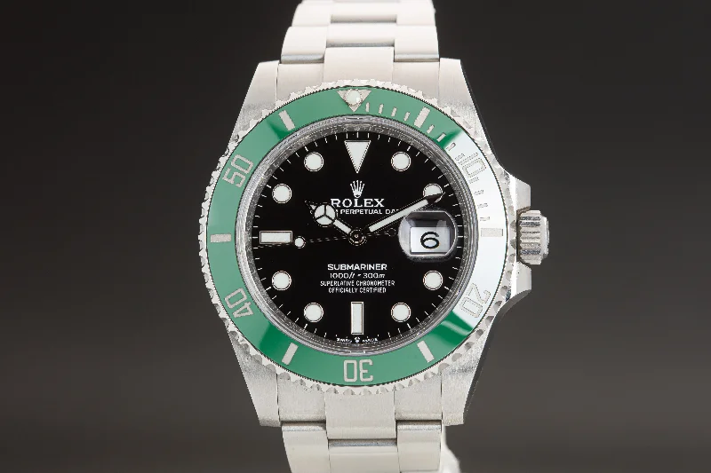 Discover Luxury Rolex Watches –2021 Rolex 126610LV Submariner "Starbucks" Box, Card, Booklets & Hangtags