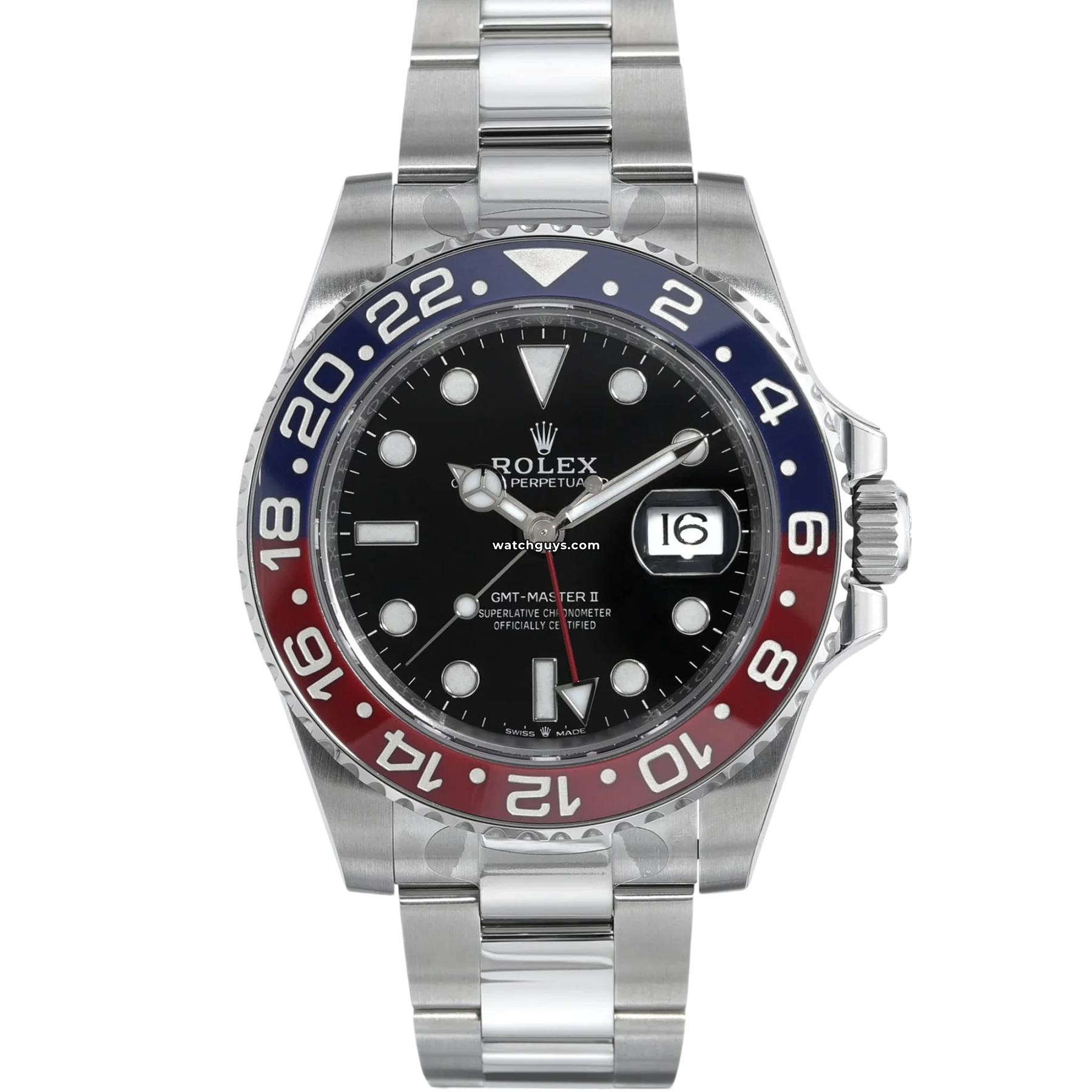 Shop Rolex Watches for Women –Rolex GMT-Master II 126710BLRO Pepsi