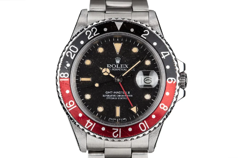 Rolex Watches: Elevate Your Wrist Style –Rolex 1985 Fat Lady GMT-Master II with "Black Granite" Dial