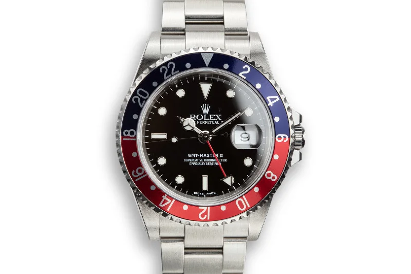 Shop Rolex Watches at Competitive Prices –2002 Rolex GMT-Master II 16710 "Pepsi"