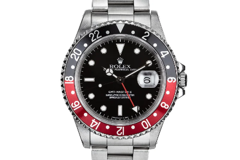 Explore the World of Rolex Watches Today –1997 Rolex GMT-Master II 16710 "Coke" with Box and Papers