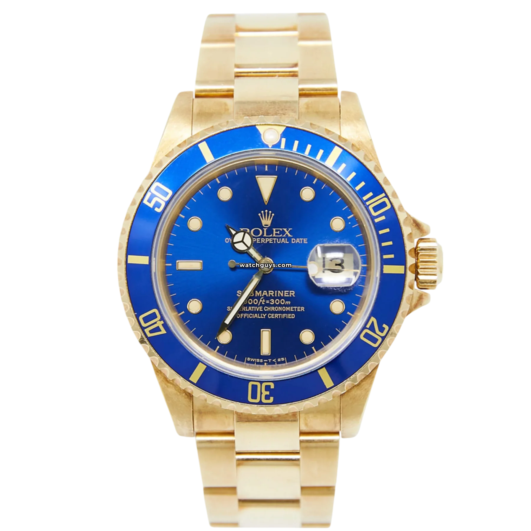 Timeless Rolex Watches Available Now –Rolex Submariner 16618 Blue