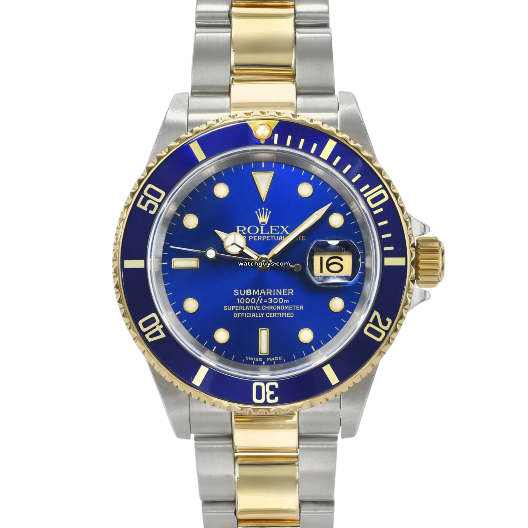 Shop Limited-Edition Rolex Timepieces –Rolex Submariner 16613 Blue