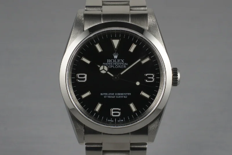 Find Iconic Rolex Models for Any Style –1999 Rolex Explorer 14270 with Box and Papers