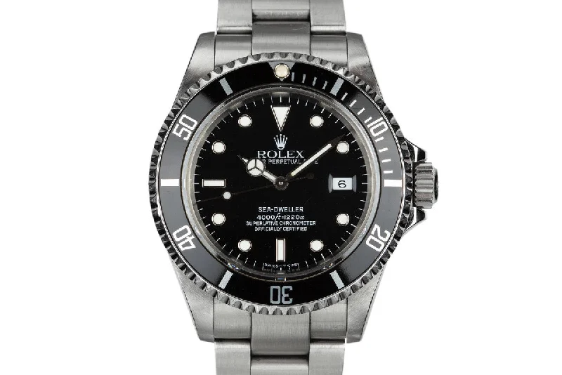 Rolex Watches: Unmatched Luxury & Craftsmanship –1990 Rolex Sea-Dweller 16600