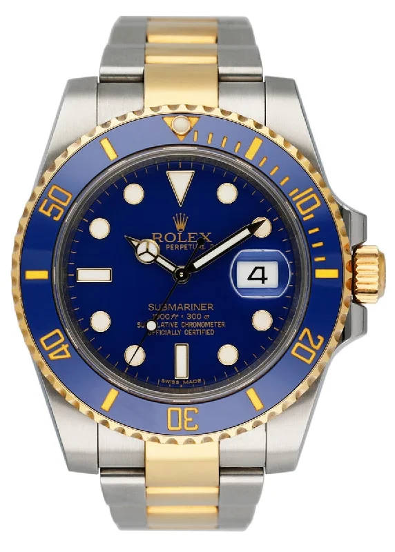 Find Your Perfect Rolex Watch Online –Rolex Submariner Date 116613LB Blue Dial Mens Watch Box Papers