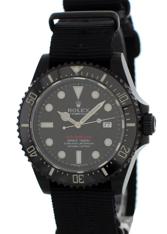 Luxury Rolex Watches for the Elite –Rolex Oyster Perpetual Black PVD Red Sea-Dweller 116600 Mens Watch