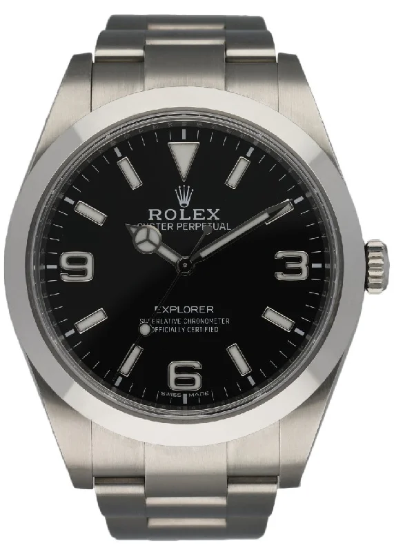 Discover the Art of Time with Rolex Watches –Rolex Explorer 214270 MK2 Dial Men's Watch Box & Papers