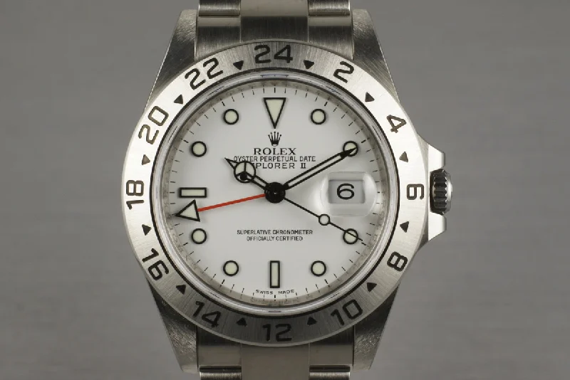 Unrivaled Quality with Rolex Watches –2007 Rolex Explorer II 16570T with 3186 Movement