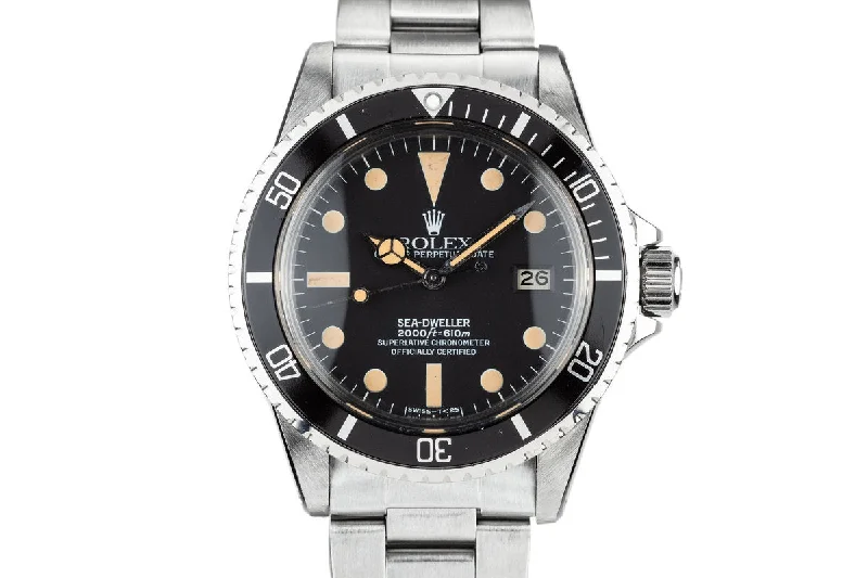 Rolex Watches: A Masterpiece of Design –1981 Rolex Sea-Dweller 1665 with Box and Papers