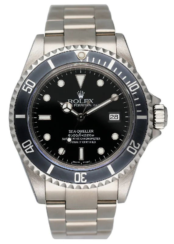 Explore Rolex Watches for Modern Luxury –Rolex Sea-Dweller 16600 Blue Bezel Mens Watch