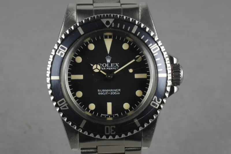 Explore the World of Rolex Watches –1983 Rolex Submariner 5513 with Maxi Mark V Dial