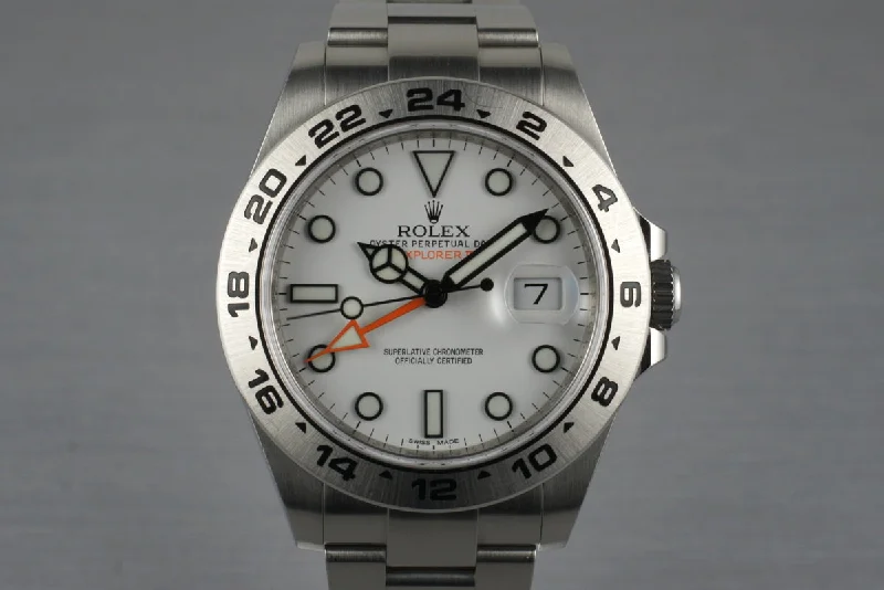 Shop the Best Rolex Watches –2011 Rolex Explorer II Ref: 216570 with Box and Papers