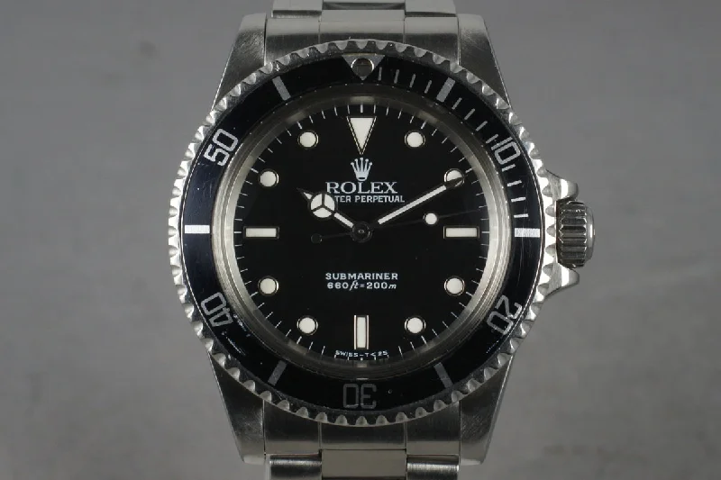 Find Your Signature Rolex Watch –1988 Rolex Submariner 5513 with Box and Papers