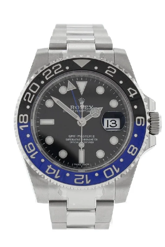 Rolex Watches: Perfectly Crafted for You –ROLEX GMT-Master II Batman 40 Black Dial Steel Men's Watch 116710BLNR 116710