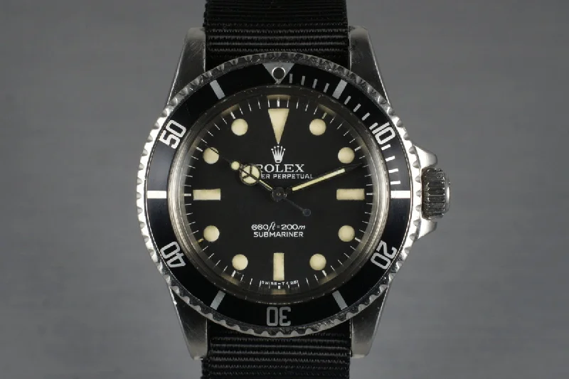 Explore Exquisite Rolex Watches Online –1978 Rolex Submariner 5513 Mark I Maxi Dial