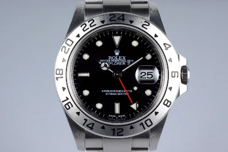 Rolex Watches: Designed for Those Who Appreciate Perfection –2009 Rolex Explorer II 16570 Black Dial with 3186 Movement