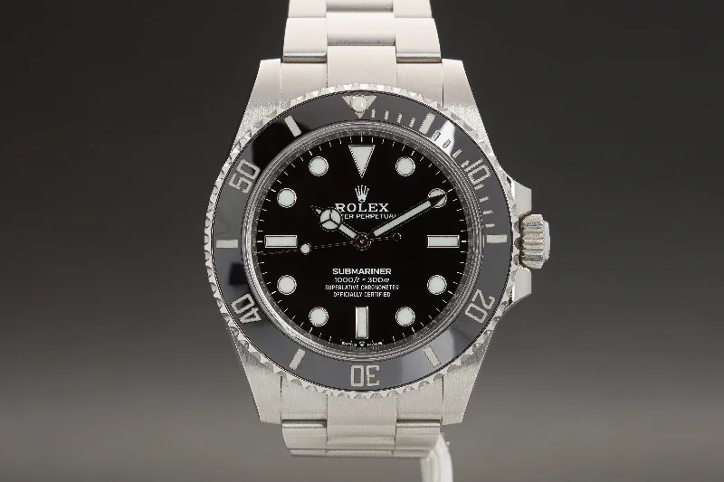 Experience Elegance with Rolex Watches –2020 Rolex Submariner 124060 41mm Box, Card, Booklets, hangtags