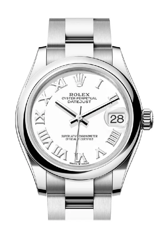 Rolex Watches: The Perfect Blend of Art and Precision –Rolex Datejust 31 White Roman Dial Oyster Ladies Watch 278240 278240-0003