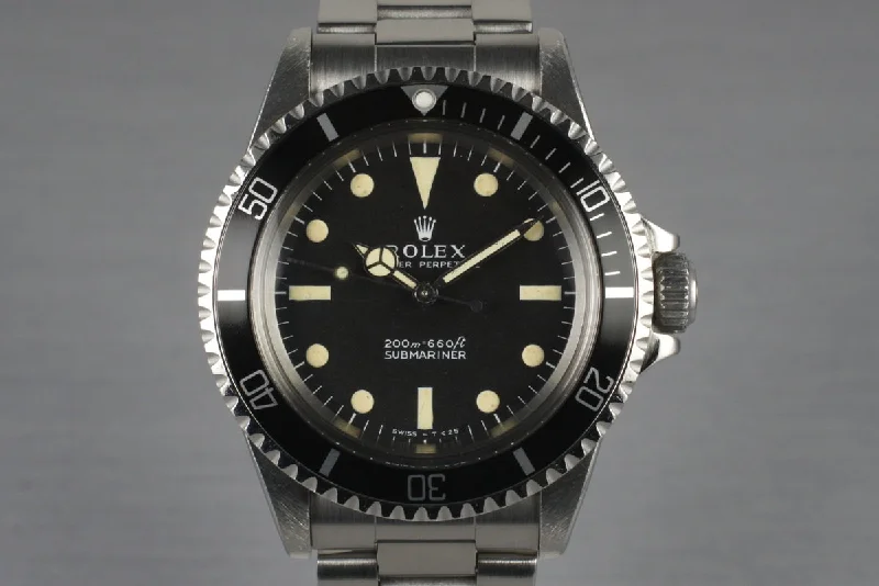 Shop Rolex Watches: Iconic & Elegant –1967 Rolex Submariner Ref: 5513 Meters First