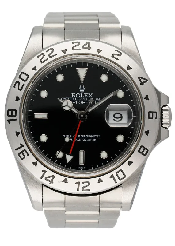 Elevate Your Look with Rolex Watches –Rolex Explorer II 16570 Black Dial Mens Watch