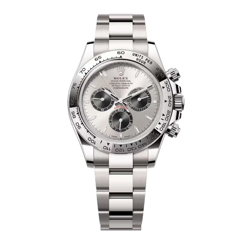 Experience Elegance with Rolex Watches –Rolex Cosmograph Daytona 40mm - Ref: 126509 - Steel & Black Index Dial, 18K White Gold Oyster Bracelet Men's Watch