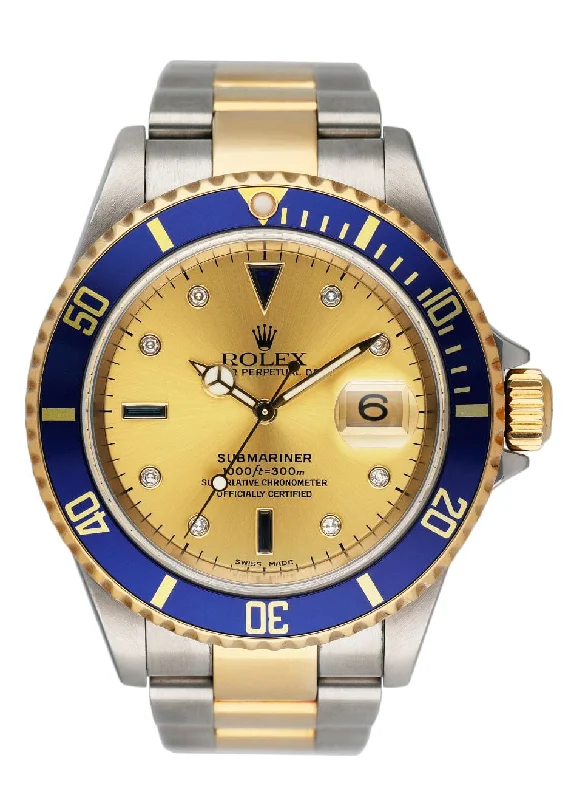 Discover the Legacy of Rolex Watches –Rolex Submariner Date 16613 Serti Dial Mens Watch