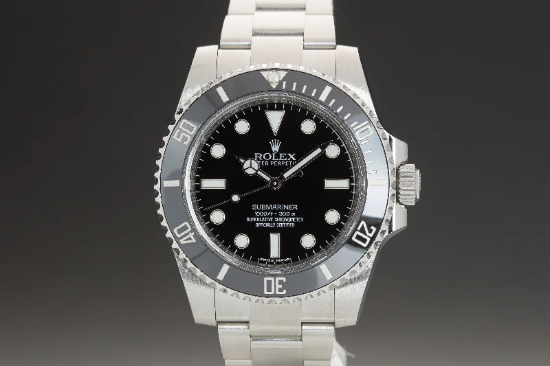 Shop Rolex Watches for Men and Women Today –2017 Rolex Submariner 114060 Box and Card