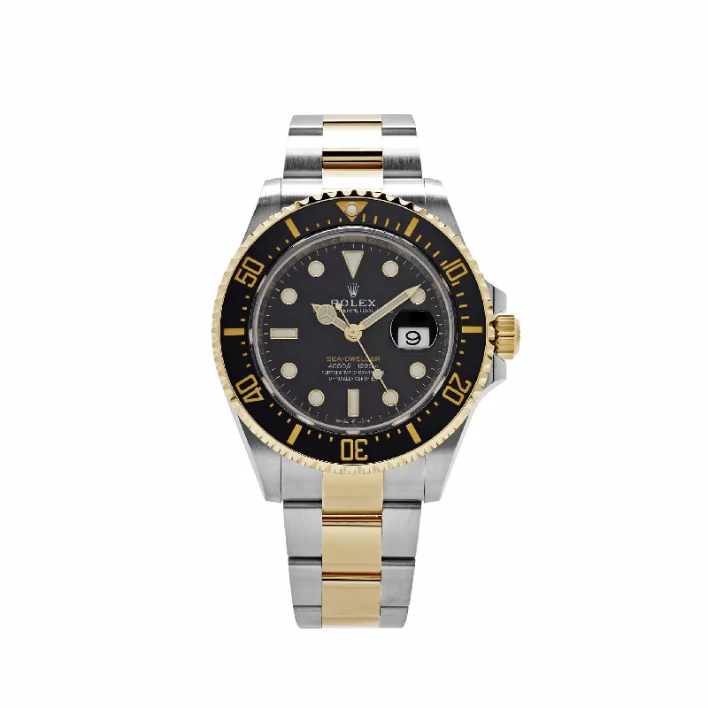 Shop Luxury Rolex Timepieces for Every Style –Rolex Sea-Dweller 126603 Stainless Steel Yellow Gold Black Dial (2019)