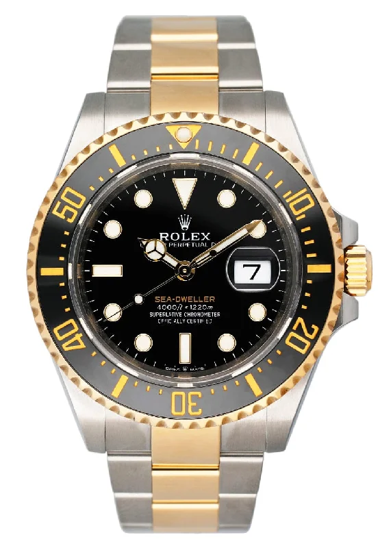 Discover Rolex's Iconic Watch Collections –Rolex Sea-Dweller 126603 Two Tone Mens Watch Box Papers