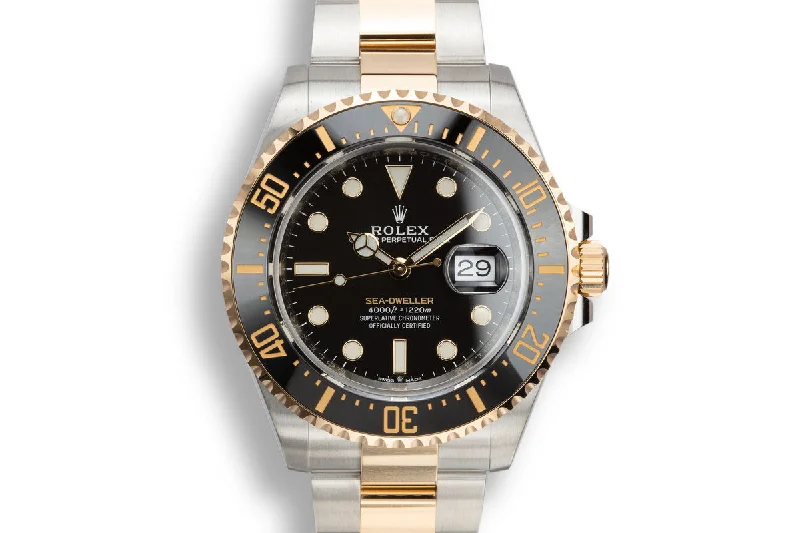 Iconic Rolex Timepieces You Can't Miss –2019 Rolex Two-Tone Sea-Dweller 126603 with Box and Papers