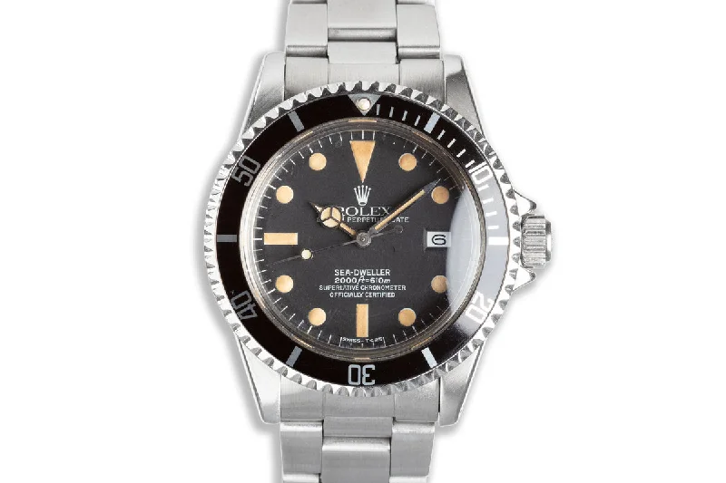 Luxury Rolex Watches for the Elite –1979 Vintage Rolex Sea-Dweller 1665