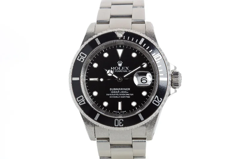 Rolex Watches: Perfectly Crafted for You –2001 Rolex Submariner 16610 Box, Papers & Hangtags