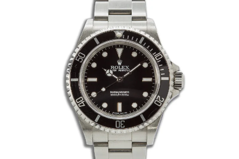 Shop Rolex Watches and Elevate Your Look –2000 Unpolished Rolex Submariner 14060M No Date