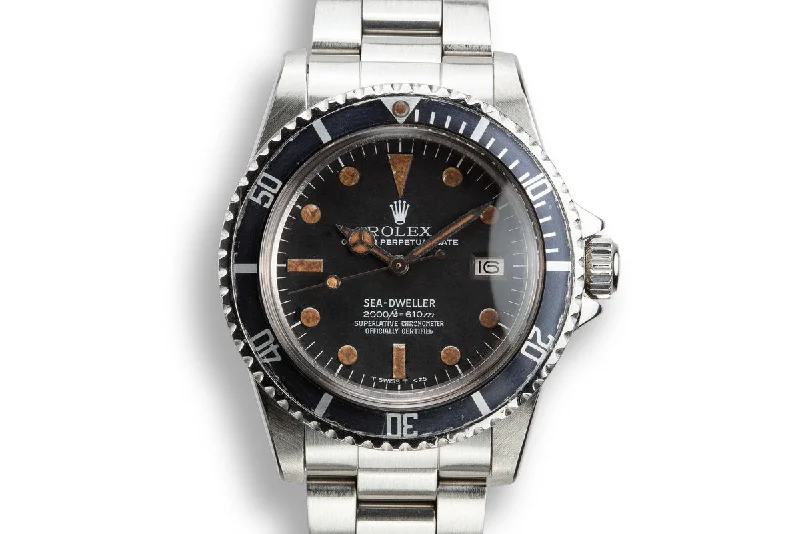 The Ultimate Rolex Watches for Connoisseurs –1978 Rolex Sea-Dweller 1665 Rail Dial