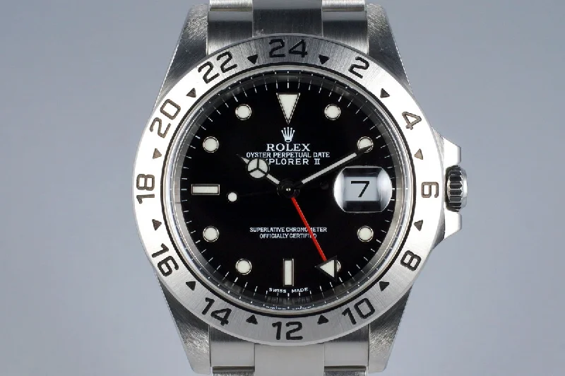 Rolex Watches: The Epitome of Excellence –2000 Rolex Explorer II 16570 Black Dial UNPOLISHED