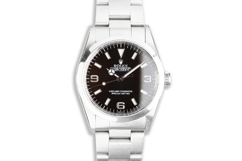 Browse the Latest Rolex Watch Designs –1998 Unpolished Rolex Explorer 14270 with Box & Papers