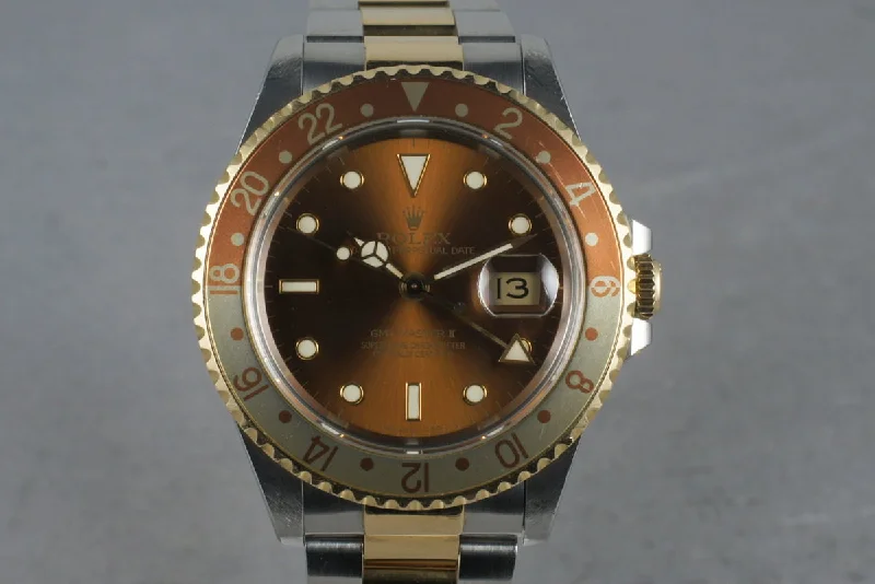 Rolex Watches: Timelessly Designed for You –1991 Rolex 18K/SS Root Beer GMT-Master II 16713