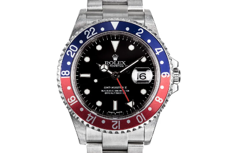 Rolex Watches: Perfect for Every Style –2003 Rolex GMT-Master II 16710 "Pepsi"