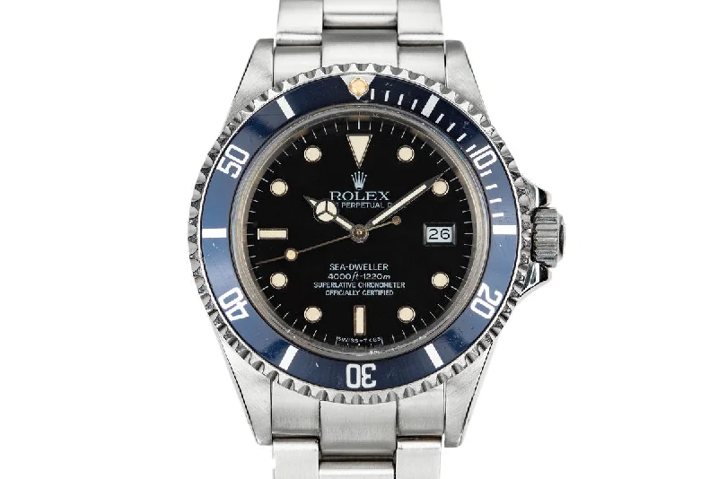 Rolex Watches: Precision and Elegance Combined –1985 Rolex Sea-Dweller 16660