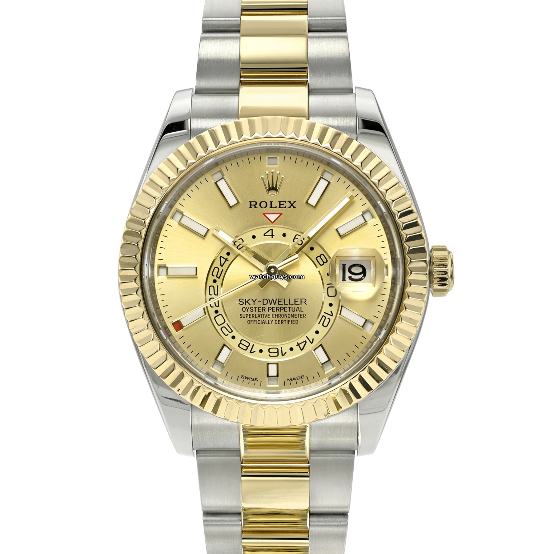 Find Classic Rolex Timepieces Today –Rolex Sky-Dweller 326933 Champagne Oyster